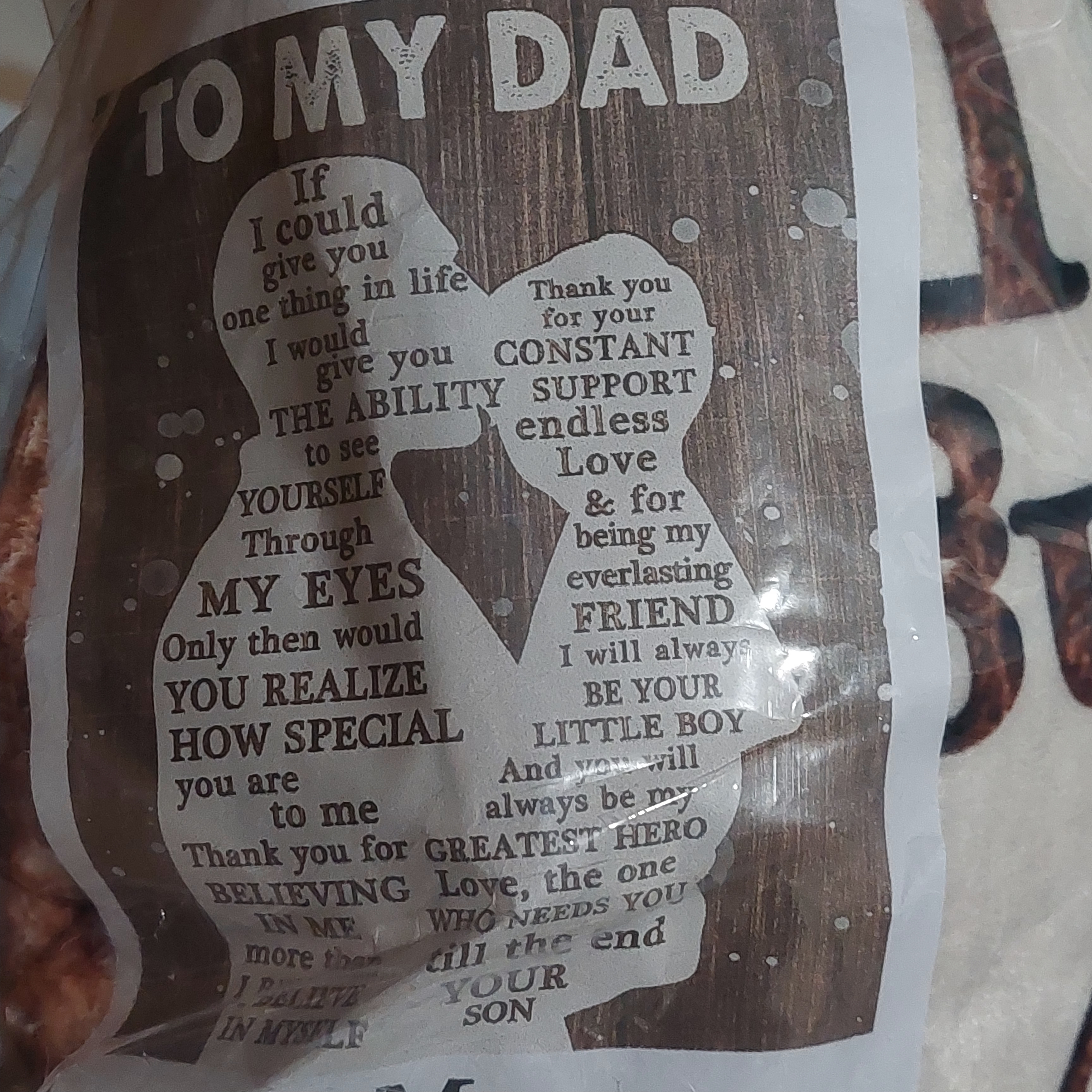 Fathers Day Blanket